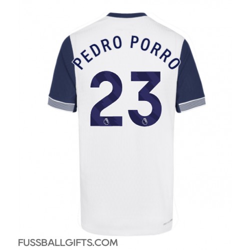 Tottenham Hotspur Pedro Porro #23 Fußballbekleidung Heimtrikot 2024-25 Kurzarm